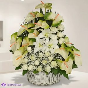 خرید سبد گل نیکی