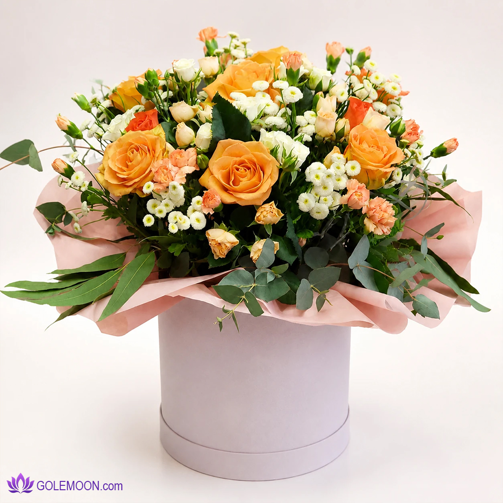 خرید باکس گل آدری خرید باکس گل آدری