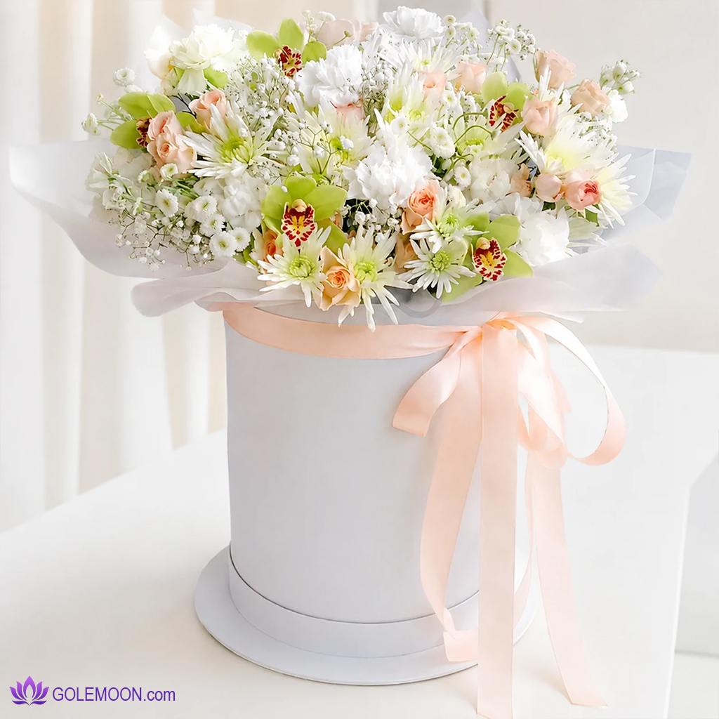 خرید باکس گل آلزبتا خرید باکس گل آلزبتا