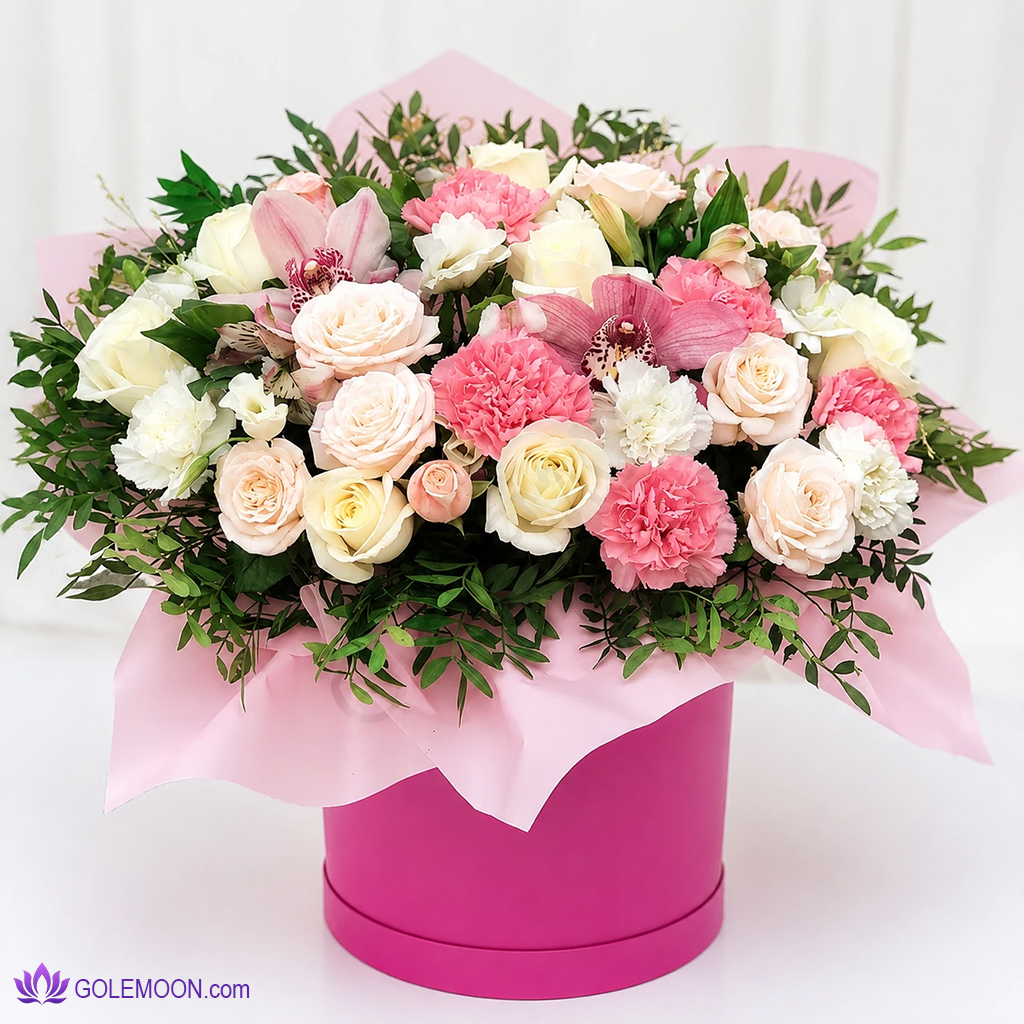 خرید باکس گل سرنتی خرید باکس گل سرنتی