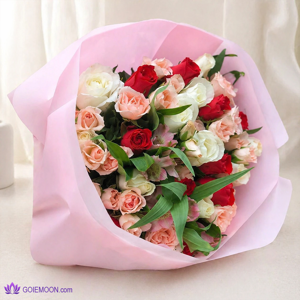 دسته گل مایکلینا خرید دسته گل مایکلینا