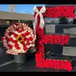 خرید پکیج باکس گل حرف E آدلینا