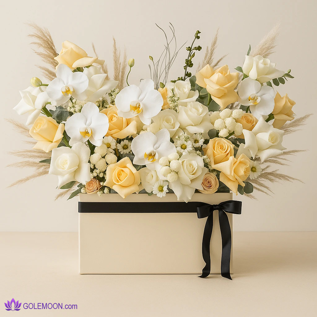 خرید باکس گل آریا خرید باکس گل آریا