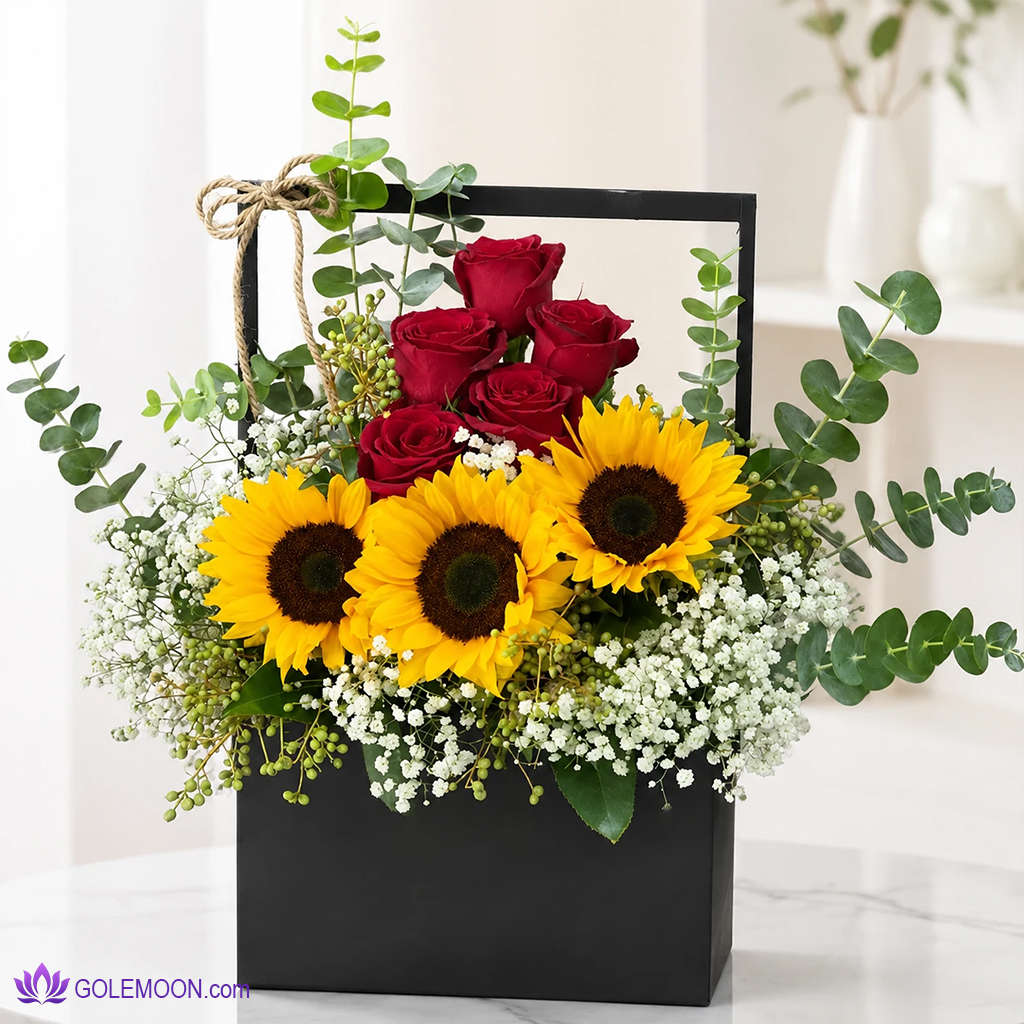 خرید باکس گل الیسا خرید باکس گل الیسا