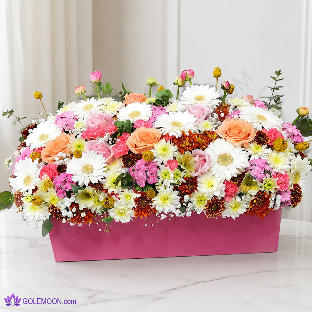 خرید باکس گل خاویر خرید باکس گل خاویر