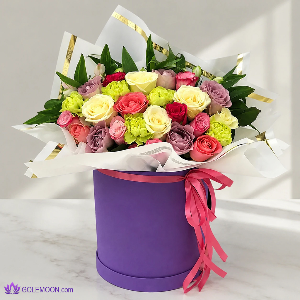 خرید باکس گل راونا خرید باکس گل راونا