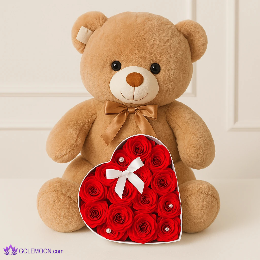 خرید باکس گل رخسانا خرید باکس گل رخسانا