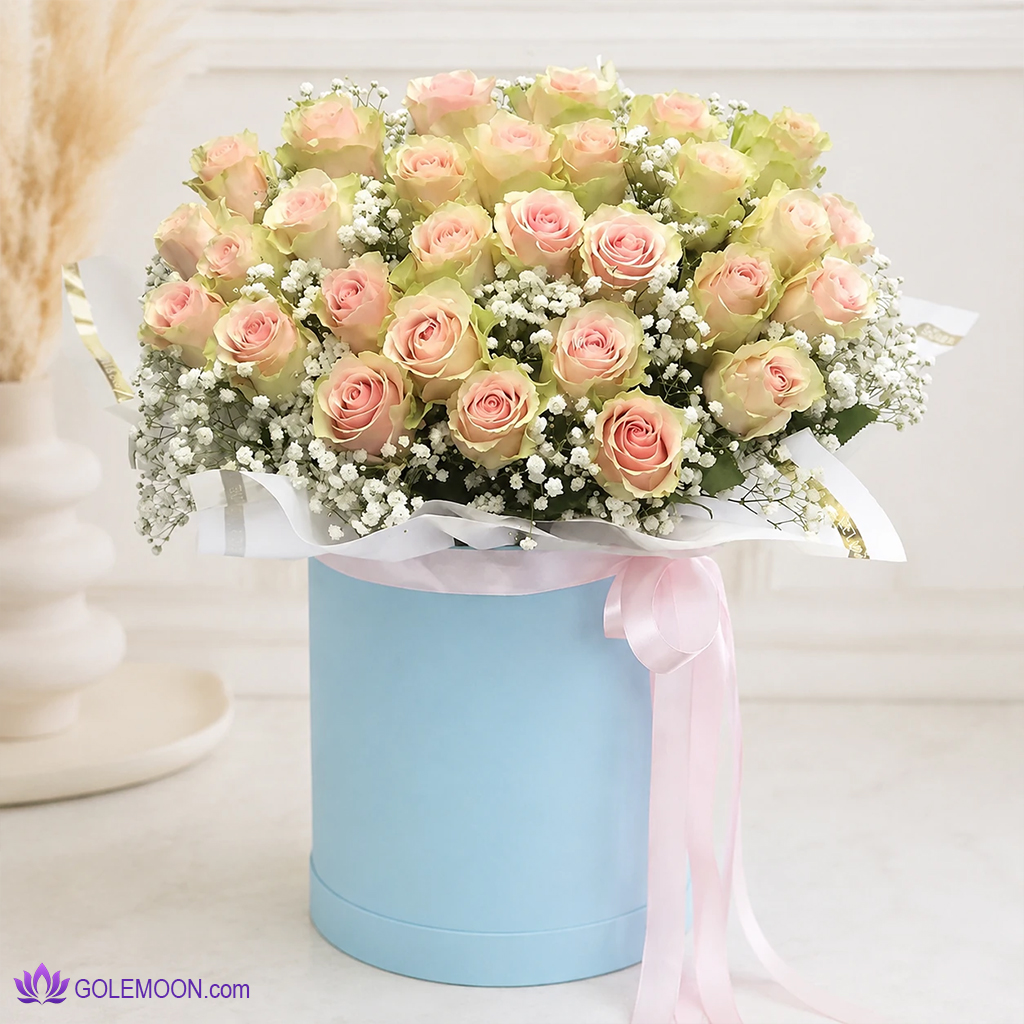 خرید باکس گل رناتا خرید باکس گل رناتا