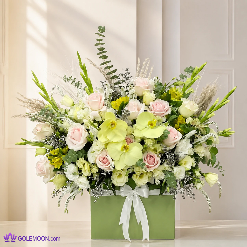 خرید باکس گل ماتیلد خرید باکس گل ماتیلد
