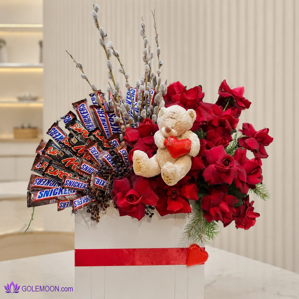خرید باکس گل پریاس خرید باکس گل پریاس