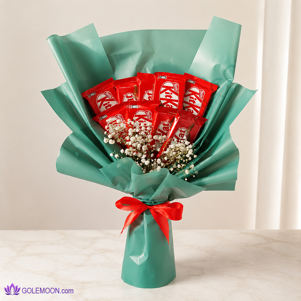خرید دسته شکلات ولنتاینی پریشا خرید دسته شکلات ولنتاینی پریشا