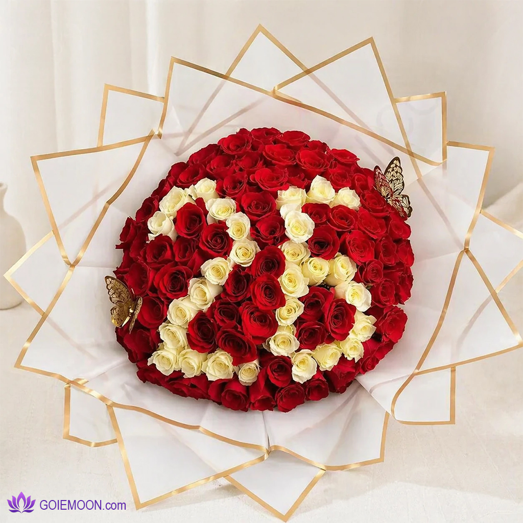 خرید دسته گل عدد 26 خرید دسته گل عدد 26