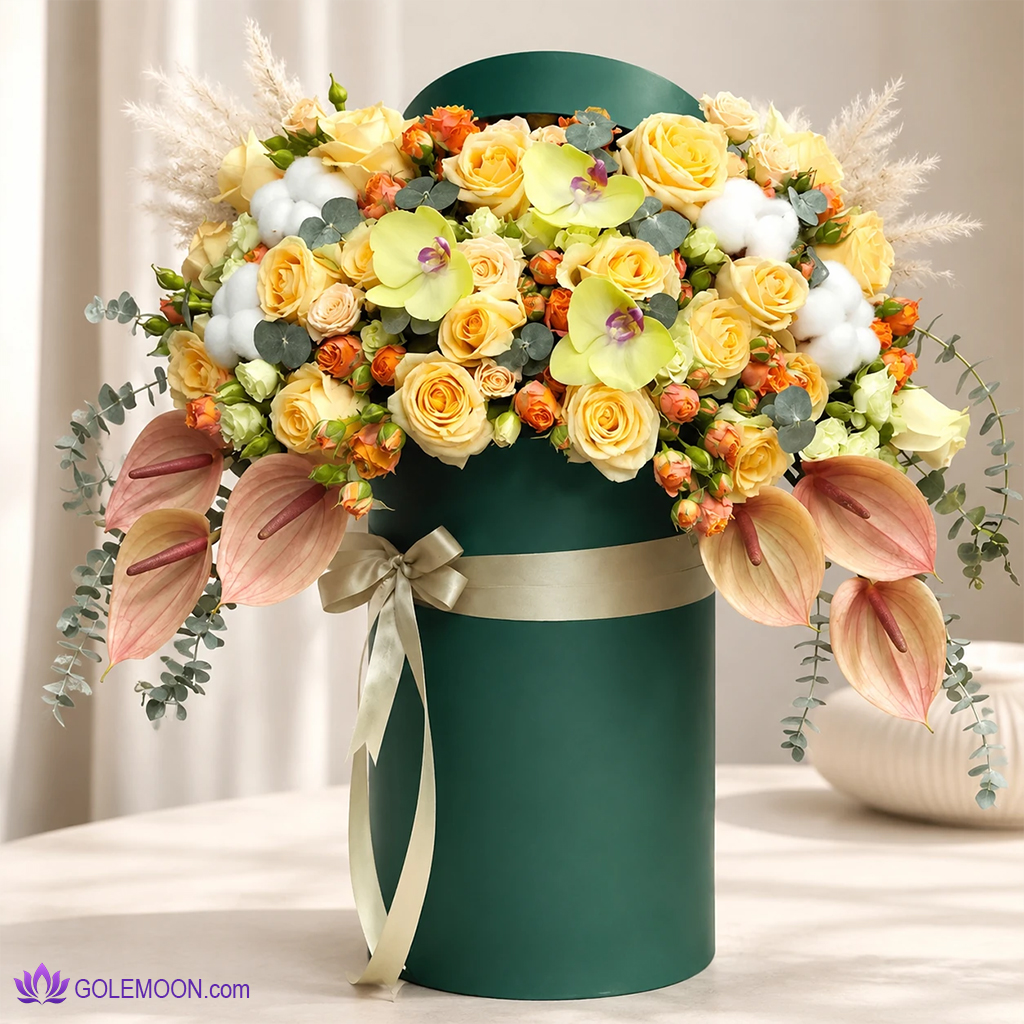 خرید باکس گل کرانه خرید باکس گل کرانه