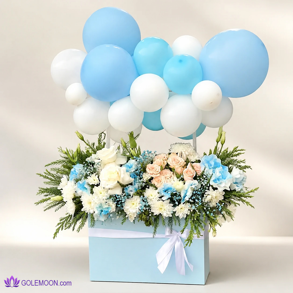 خرید باکس گل کژال خرید باکس گل کژال