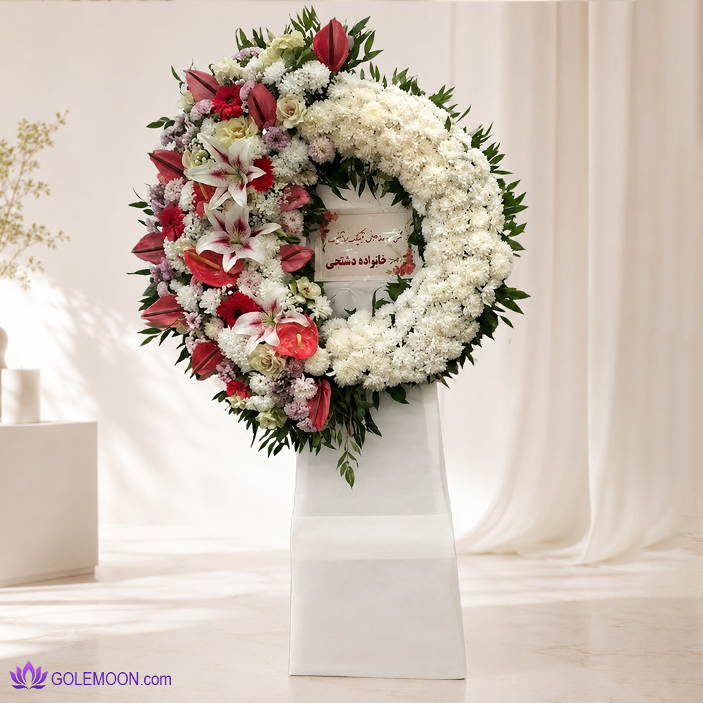 خرید تاج گل اریکا خرید تاج گل اریکا