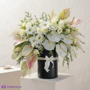 خرید سبد گل ترحیم ویوات