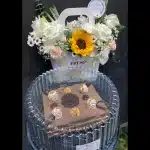 خرید باکس گل و کیک (مشهد)