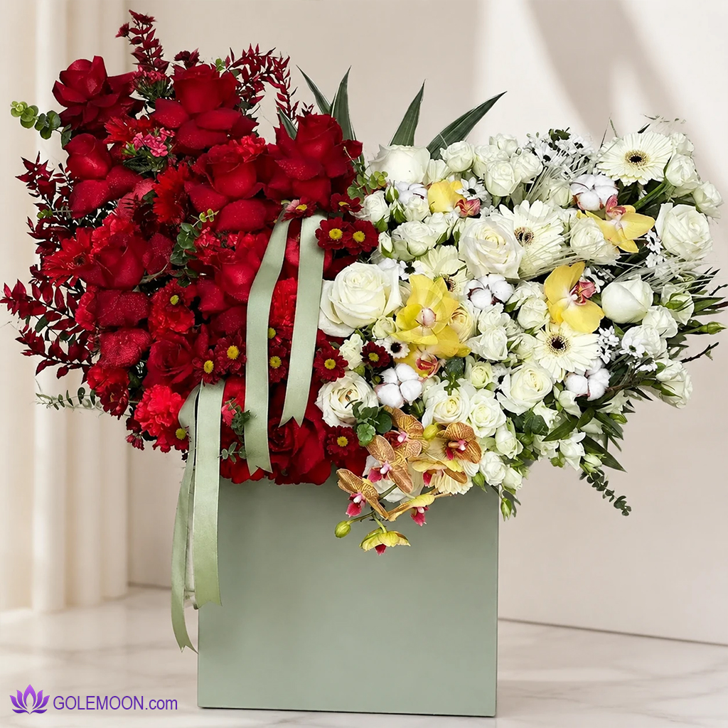 خرید باکس گل هلن خرید باکس گل هلن