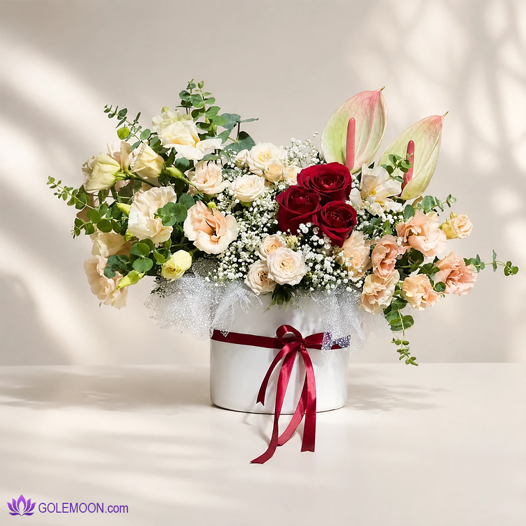 خرید باکس گل گلخنده خرید باکس گل گلخنده