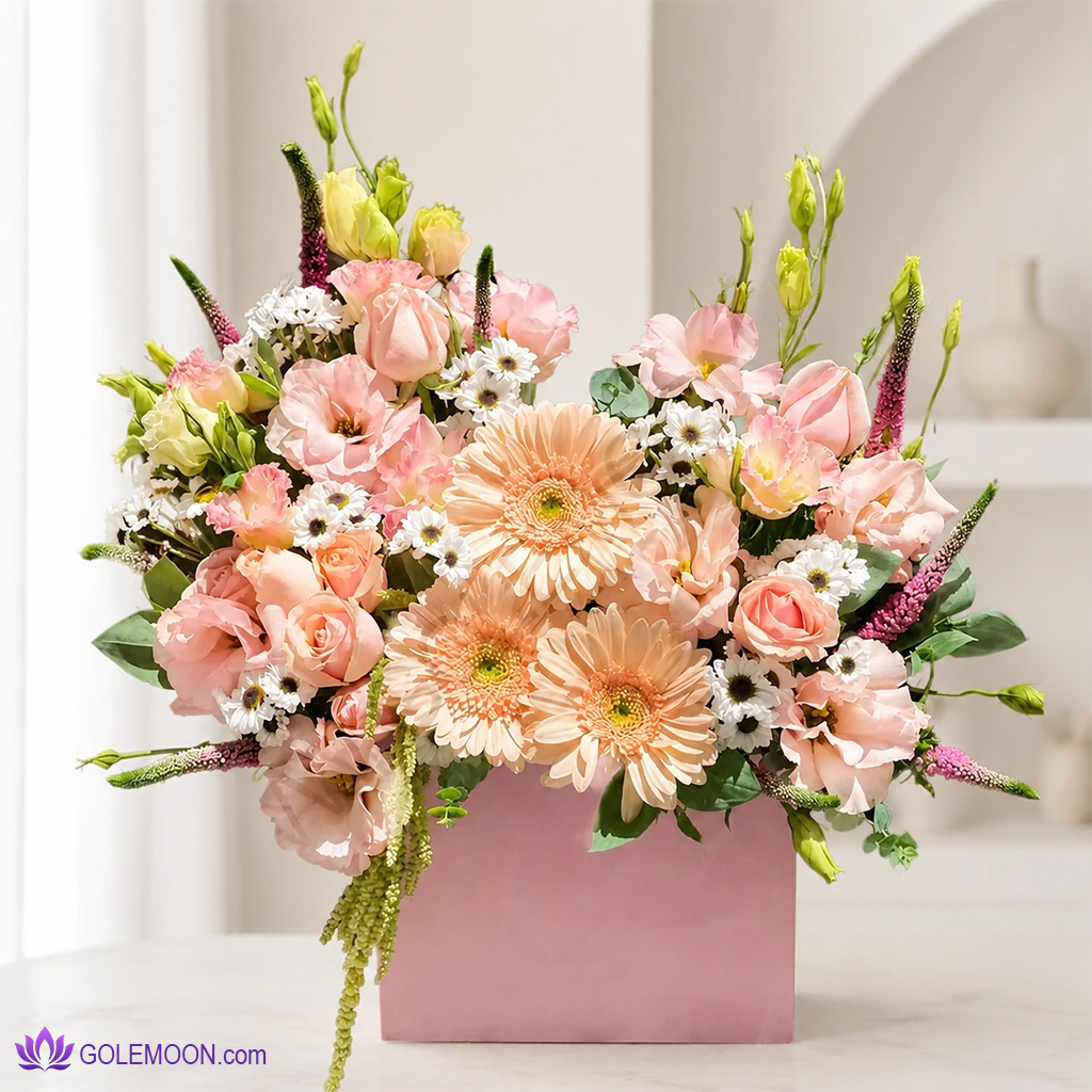خرید باکس گل گهربار خرید باکس گل گهربار