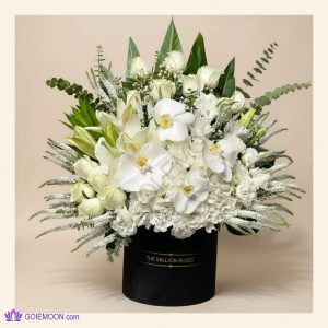 خرید باکس گل ترحیم چهرآرا