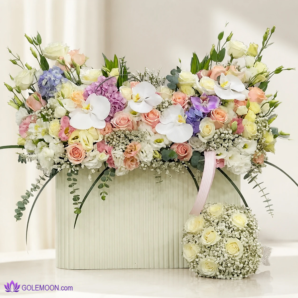 خرید باکس گل حلما خرید باکس گل حلما