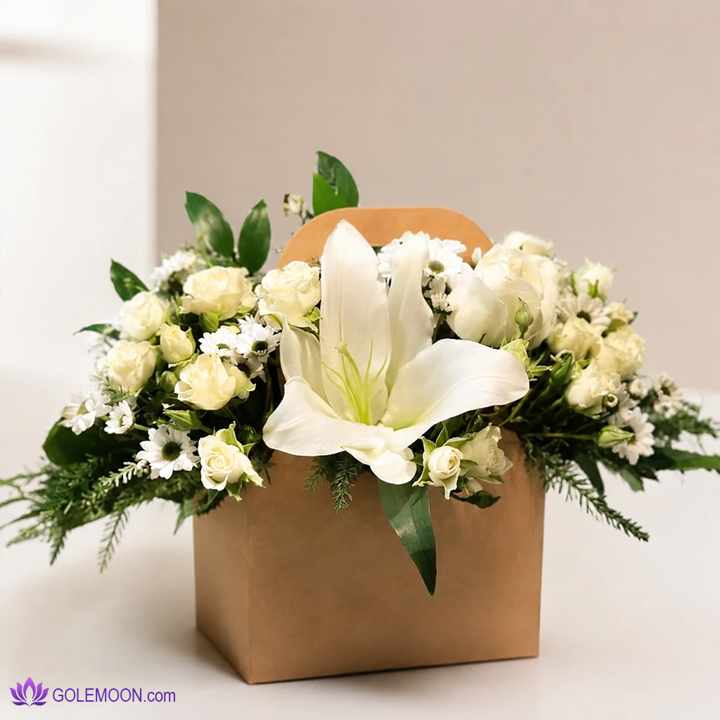 خرید باکس گل چیمه خرید باکس گل چیمه