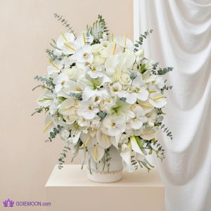 خرید سبد گل عزیزه