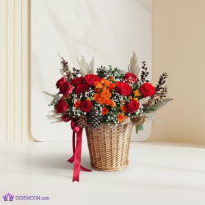 خرید سبد گل قصیده