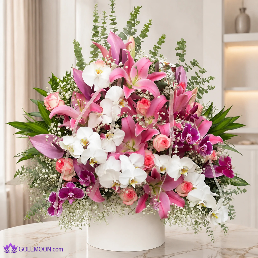 خرید باکس گل راز (2) خرید باکس گل راز