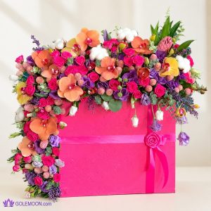خرید باکس گل بهشید