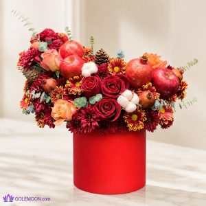 خرید باکس گل و میوه پناه