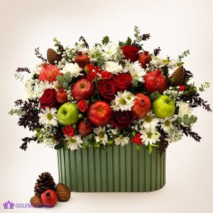 خرید باکس گل و میوه اریس