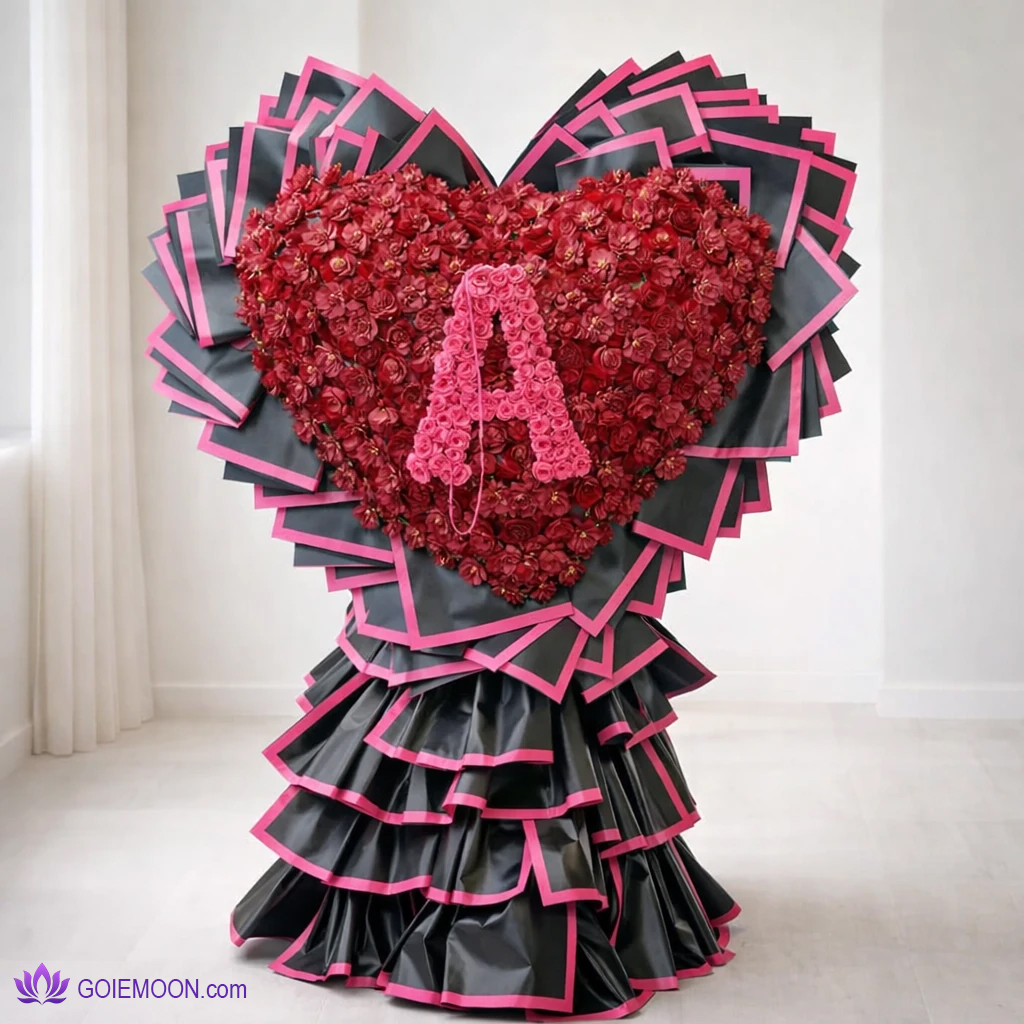خرید دسته گل حرف A 4 خرید دسته گل حرف A 4