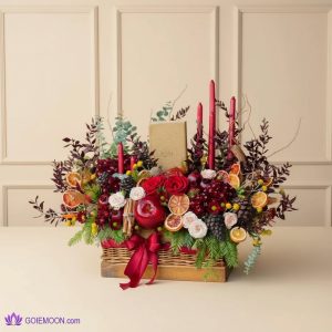 خرید سبد گل و میوه بلین