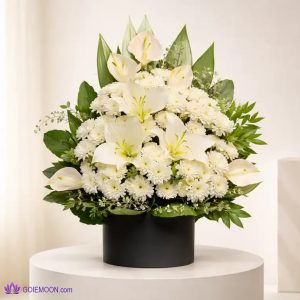 خرید باکس گل ترحیم الین