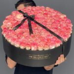 خرید باکس گل یک دست رز