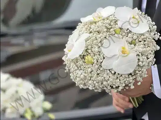دسته گل عروس