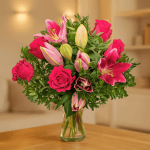 دسته گل فوشیا فیوژن کد1