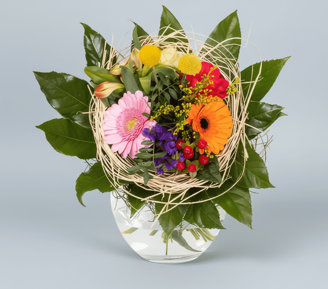 دسته گل کلاسیک باغی کد12 دسته گل کلاسیک باغی کد12