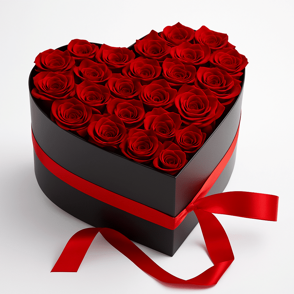 قلب گل رز قرمز کد106 قلب گل رز قرمز کد106