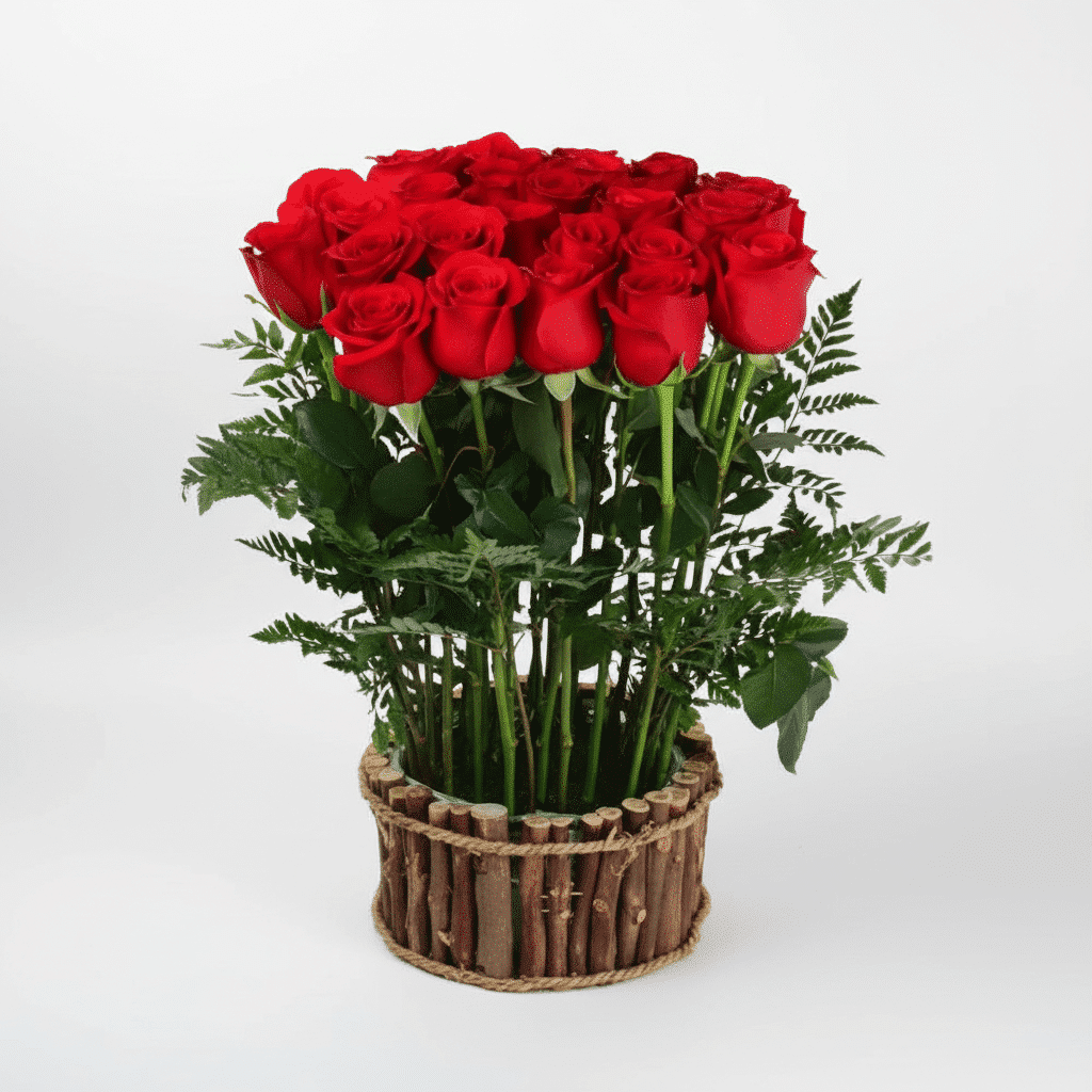 گل آرایی رز قرمز عجیب و غریب کد20 گل آرایی رز قرمز عجیب و غریب کد20